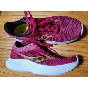 Saucony Endorphin Speed 3 Mens Running Shoes Pink Gold Woman Size 8 Lightweight